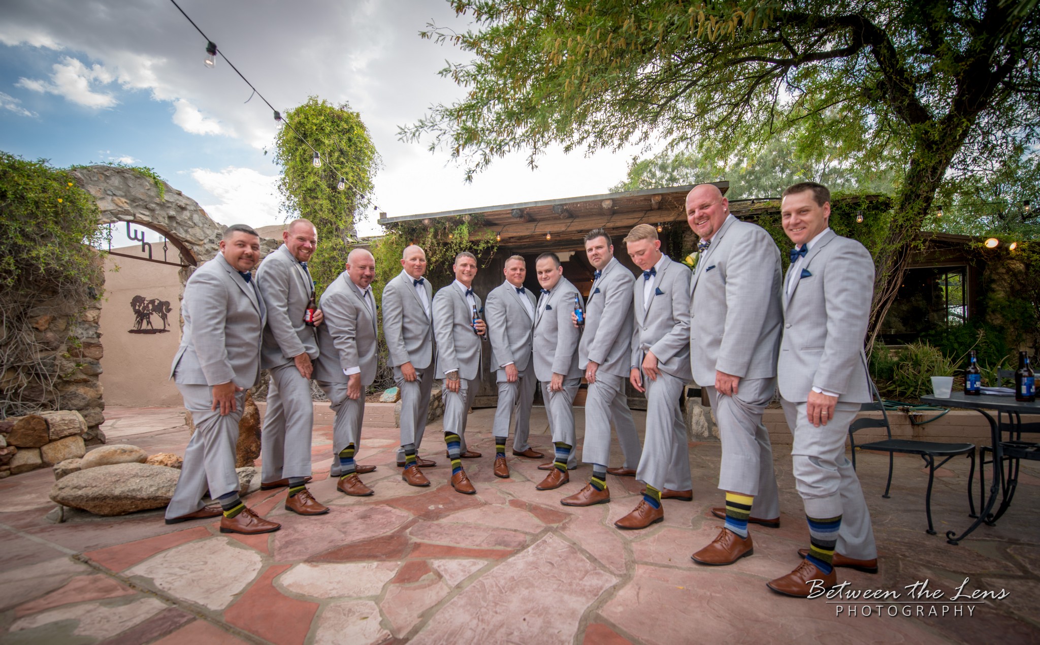 Groomsmen with Crazy Socks